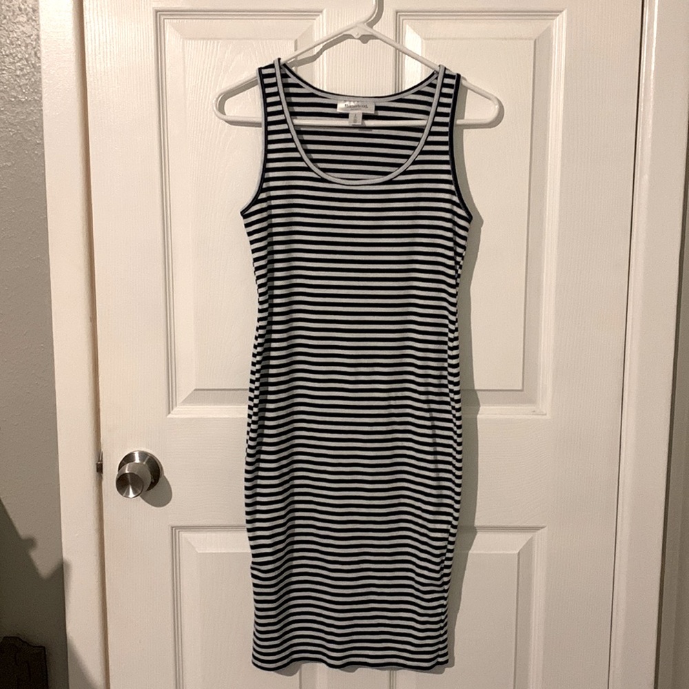 Motherhood Maternity striped dress